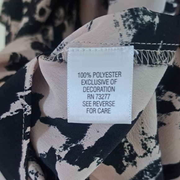 ELLE Pink & Black Floral Dress – Size Small - Picture 5 of 5